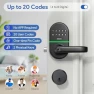 Thumbnail Keypad Door Lock with Handle — Smart Lock, NICE DIGI