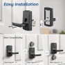 Thumbnail Keypad Smart Door Lock with Handle — Smart Lock, Nyboer