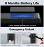 Thumbnail Mortise Sliding Glass Door Lock with Smart Fingerprint Code Keypad RFID Remote App — Smart Lock, Anweller