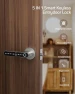Thumbnail Smart Door Lock Fingerprint, Keyless Entry Door Lock with Handle — Smart Lock, TMEZON