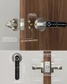 Thumbnail Smart Door Lock Fingerprint, Keyless Entry Door Lock with Handle — Smart Lock, TMEZON