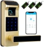 Thumbnail Smart Door Lock, Heavy Duty 5 in 1 Keyless Entry Door Lock — Smart Lock, HARFO