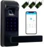 Thumbnail Smart Door Lock, Heavy Duty 5 in 1 Keyless Entry Door Lock — Smart Lock, HARFO