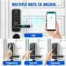 Thumbnail Smart Door Lock with WiFi Gateway, Keyless Entry Door Lock with Handle — Smart Lock, OLUMAT
