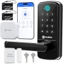 Thumbnail Smart Door Lock with WiFi Gateway, Keyless Entry Door Lock with Handle — Smart Lock, OLUMAT