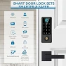 Thumbnail Smart Fingerprint Door Lock with Handle Set — Smart Lock, BEBASIA