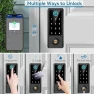 Thumbnail Smart Fingerprint Door Lock with Handle Set — Smart Lock, BEBASIA