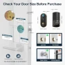Thumbnail Smart Keyless Entry Door Lock - Fingerprint Electronic Deadbolt Touchscreen Keypad — Smart Lock, SMONET