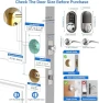 Thumbnail Smart Lock for Front Door, 2 Lever Handles, Fingerprint Keyless Entry, App Control Biometric Door Lock Set, Touchscreen... — Smart Lock, Veise