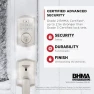 Thumbnail SmartCode 260 Keyless Entry Electronic Keypad Deadbolt Door Lock with Auto-Lock, Custom User Codes, Advanced Security in... — Smart Lock, Kwikset
