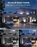 Thumbnail Solar Security Cameras Wireless Outdoor, 2K WiFi Cameras for Home Security, 360° PTZ Surveillance Camera with PIR, Color... — Security Camera, Techage