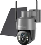 Thumbnail Solar Security Cameras Wireless Outdoor, 2K WiFi Cameras for Home Security, 360° PTZ Surveillance Camera with PIR, Color... — Security Camera, Techage