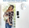 Thumbnail WiFi Bluetooth Keypad Door Lock with Handle — Smart Lock, Evanshow