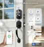 Thumbnail WiFi Smart Front Door Lock Set — Smart Lock, Veise