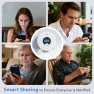 Thumbnail 3-Pack Smart Smoke & CO Detector Combo with App Notifications — Radon Detector, Soewolit