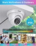Thumbnail 8CH Security Camera System with 1TB HDD, AI Detection, 80ft Night Vision — Security Camera, ZOSI