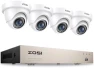 Thumbnail 8CH Security Camera System with 1TB HDD, AI Detection, 80ft Night Vision — Security Camera, ZOSI