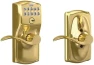 Thumbnail Camelot Keypad Lock with Lever Handle — Smart Lock, SCHLAGE