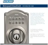 Thumbnail Electronic Keypad Deadbolt Lock — Smart Lock, SCHLAGE