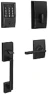 Thumbnail Encode Wi-Fi Smart Lock with Century Handleset Entry Set for Front Door, Matte Black — Smart Lock, SCHLAGE