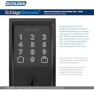Thumbnail Encode Wi-Fi Smart Lock with Century Handleset Entry Set for Front Door, Matte Black — Smart Lock, SCHLAGE