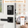 Thumbnail Keyless Entry Door Lock with Handle — Smart Lock, Probrico
