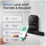 Thumbnail Smart Door Handle Lock with Touchscreen Keypad — Smart Lock, Heittis