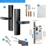 Thumbnail Smart Electronic Door Lock with Fingerprint Biometric — Smart Lock, Generic