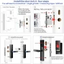 Thumbnail Smart Electronic Door Lock with Fingerprint Biometric — Smart Lock, Generic
