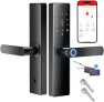 Thumbnail Smart Electronic Door Lock with Fingerprint Biometric — Smart Lock, Generic