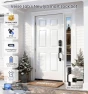 Thumbnail Smart Fingerprint Front Door Lock Set, App Control, 8-in-1 Keyless Entry Deadbolt with Lever Handle — Smart Lock, Veise