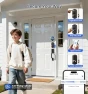 Thumbnail Smart Fingerprint Front Door Lock Set, App Control, 8-in-1 Keyless Entry Deadbolt with Lever Handle — Smart Lock, Veise