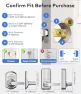 Thumbnail Smart Keypad Door Lock with Handle — Smart Lock, TEEHO