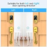 Thumbnail Smart Lock Front Door with Handle, Keyless Entry Door Lock Set, Fingerprint Smart Deadbolt with App Bluetooth,... — Smart Lock, SMONET