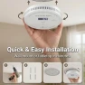 Thumbnail WiFi Smoke Detector and Carbon Monoxide Detector Combo — Air Quality Monitor, ANTERCITE