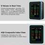Thumbnail 12 in 1 Air Quality Meter — Air Quality Monitor, Zunate