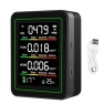 Thumbnail 5 in 1 WiFi Air Quality Monitor — Air Quality Monitor, LICAEVEY
