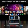 Thumbnail 2000 ANSI Outdoor Projector with Google TV — Smart Projector, HAPPRUN