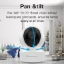 Thumbnail 4MP Smart Indoor WiFi IP Camera Pan & Tilt — Security Camera, visiPower