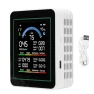 Thumbnail WiFi Air Quality Monitor 10 in 1 — Air Quality Monitor, Eujgoov
