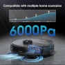 Thumbnail Robot Vacuum and Mop Combo, Self-Emptying with Smart Mapping — Robot Vacuum, SHELIKI