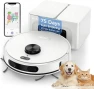 Thumbnail Robot Vacuum and Mop Combo with Self-Emptying — Robot Vacuum, SHELIKI