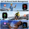 Thumbnail 2.01" AMOLED Curved Touchscreen Fitness Watch — Smart Watch, Poounur