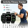Thumbnail 2.01" AMOLED Curved Touchscreen Fitness Watch — Smart Watch, Poounur