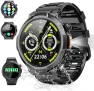 Thumbnail Military Smartwatch with Flashlight and 50-Day Battery — Smart Watch, Soudorv