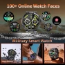 Thumbnail Military Smartwatch with Flashlight and 50-Day Battery — Smart Watch, Soudorv