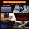 Thumbnail Smart Ring with Fitness Tracker, Body Temperature, Heart Rate, Blood Oxygen, Sleep Monitor — Smart Ring, AMOVAN