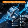 Thumbnail Smart Ring with Fitness Tracker, Body Temperature, Heart Rate, Blood Oxygen, Sleep Monitor — Smart Ring, AMOVAN