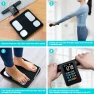Thumbnail 8-Electrode Smart Body Fat Scale with Handle, 28 Body Metrics, Segmental Measurements for Arms/Legs/Torso, Large... — Smart Scale, KUAIVO