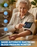 Thumbnail Automatic Blood Pressure Monitor Upper Arm, No-Wrap Auto-Fit Design, Large Display BP Machine with 4 Users 199 Readings... — Blood Pressure Monitor, Saker